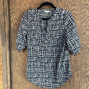 Black & White Blouse‎ XS